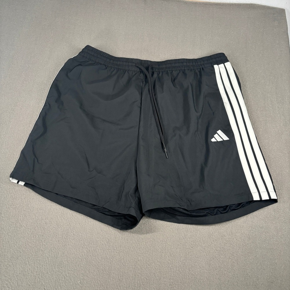 Adidas M 3S Chelsea Shorts Mens Size 2XL Black White Multi Sport JE6436